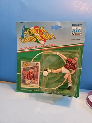 Carlo Ancelotti AC Milan Forza Campioni Figure Kenner Starting Lineup 1989 Clear - Image 1 of 4