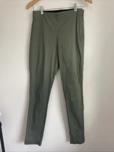 Old Navy Womens 6 Tall Green Pants Mid Rise Skinny Stretch - Picture 1 of 4