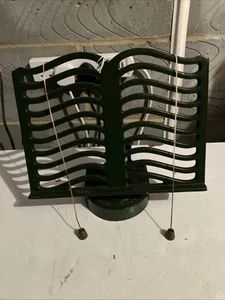 Vintage Victor Cast Iron Book Stand – Green – Made in England Retro Kitchen - Picture 1 of 8