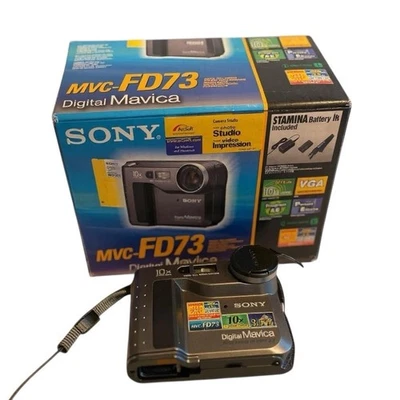 Sony Digital Mavica MVC-FD73 10X Optical Zoom Open Box Digital Still Camera - Image 1 of 4
