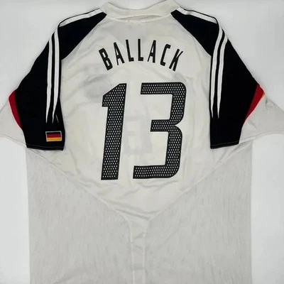 Camiseta de futebol Ballack #13 Alemanha 2004/2005 Home ORIGINAL Adidas VTG rara (XL) - Imagem 1 de 4