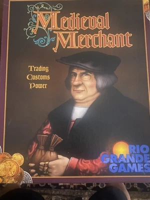 MEDIEVAL MERCHANT BOARD GAME Rio Grande Games - COMPLETE, EXCELLENT SHAPE - RARE - Image 1 of 4