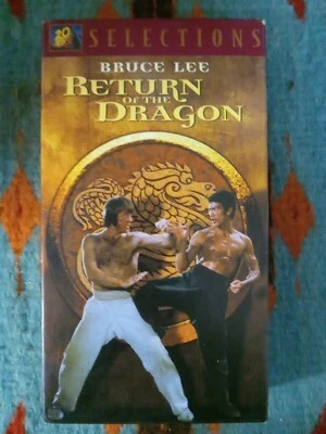Return of the Dragon 1973 (VHS, 1997) Bruce Lee Kung Fu Legend  Chuck Norris  - Image 1 of 3