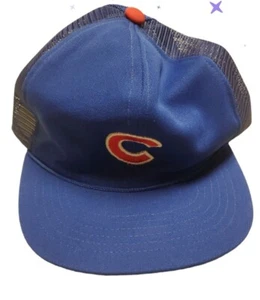 Vintage Chicago Cubs Snapback Trucker Mesh Rope Hat Official Supercap M-L  - Bild 1 von 3