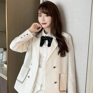 Clásico Pajarita Colegiala Uniforme Conjunto JK | Mujeres Trabajo Cosplay Disfraz Harajuku - Imagen 1 de 6