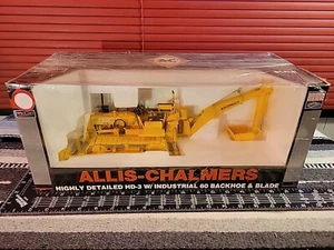 Allis Chalmers HD-3 w/ Industrial 60 Backhoe & Blade 1/16 Diecast By SpecCast - Picture 1 of 5