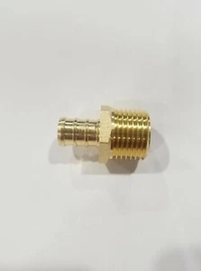 10 - 1/2" PEX x 1/2" Male NPT Threaded Adapters (LEAD-FREE) - Picture 1 of 2
