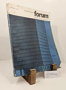 RARE The Architectural Forum "Magazine of Building" - January 1950 - Apartments - Foto 1 di 6