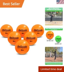 Youth Softball Training Set - 6 Weighted Balls for Pitching & Batting Success - Picture 1 of 8