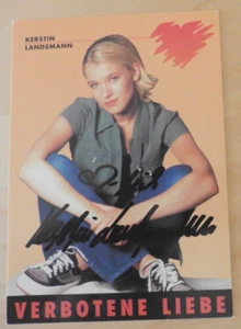 Kerstin Landsmann - Autogrammkarte - Verbotene Liebe - - Bild 1 von 1