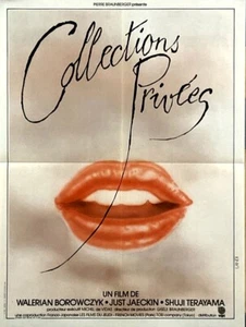 PRIVATE COLLECTIONS W Borowczyk S Terayama J Jaeckin 1979 FRENCH POSTER 24x32 - Picture 1 of 1