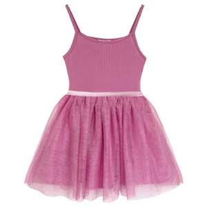 Girl's Pink Ballerina Tutu Dress, Boho, Dance, Wedding, Birthday, 3-7 YEAR - Picture 1 of 7