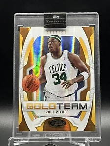 Paul Pierce 2009-10 CERTIFIED GOLD TEAM REFRACTOR /25! - Picture 1 of 5