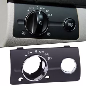 Panneau De Commutateur De Phare Noir Pour Mercedes Benz W211 Classe E 03-08 - Picture 1 of 7