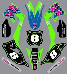 Graphic Kit 2019-2023 Kawasaki KX450f Old Decals graphic sticker - Bild 1 von 1