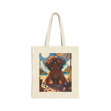 Boho Witchy Tote Bag Canvas Cotton Shopping Bag, Aesthetic Tote Bag, Beach Bag