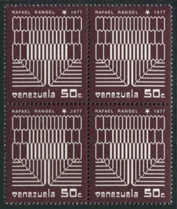 Venezuela 1201 block/4,MNH.Mi 2101. Raphael Rangel,physician and scientist,1978. - Picture 1 of 1
