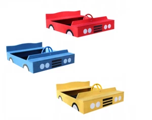 Sandkasten Sandbox Sandkiste aus Holz Auto-Design mit Sitzbänken 120x110cm - Bild 1 von 10