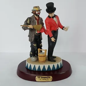 Authentic Emmett Kelly Jr "The Ringmaster" #9993 Figurine #02543 Excellent Cond - Picture 1 of 10