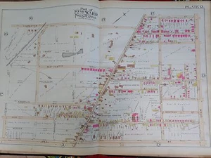 1889 GW BROMLEY GERMANTOWN CHESTNUT HILL STATION PHILADELPHIA PA COPY ATLAS MAP - Picture 1 of 3