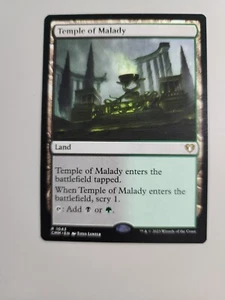 MTG Temple of Malady Commander Masters 1043 regolare raro - Foto 1 di 1