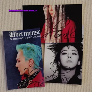 G-DRAGON Hand Signed Photo KPOP BIGBANG AUTOGRAPHED PHOTOGRAPH RARE - Picture 1 of 5