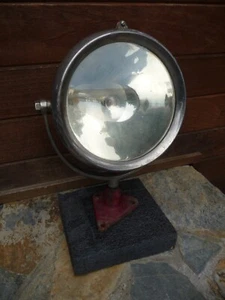 Early Guide Lamp (GM) Fire Truck Search / Spot Light 11" W/ Mount - Picture 1 of 11