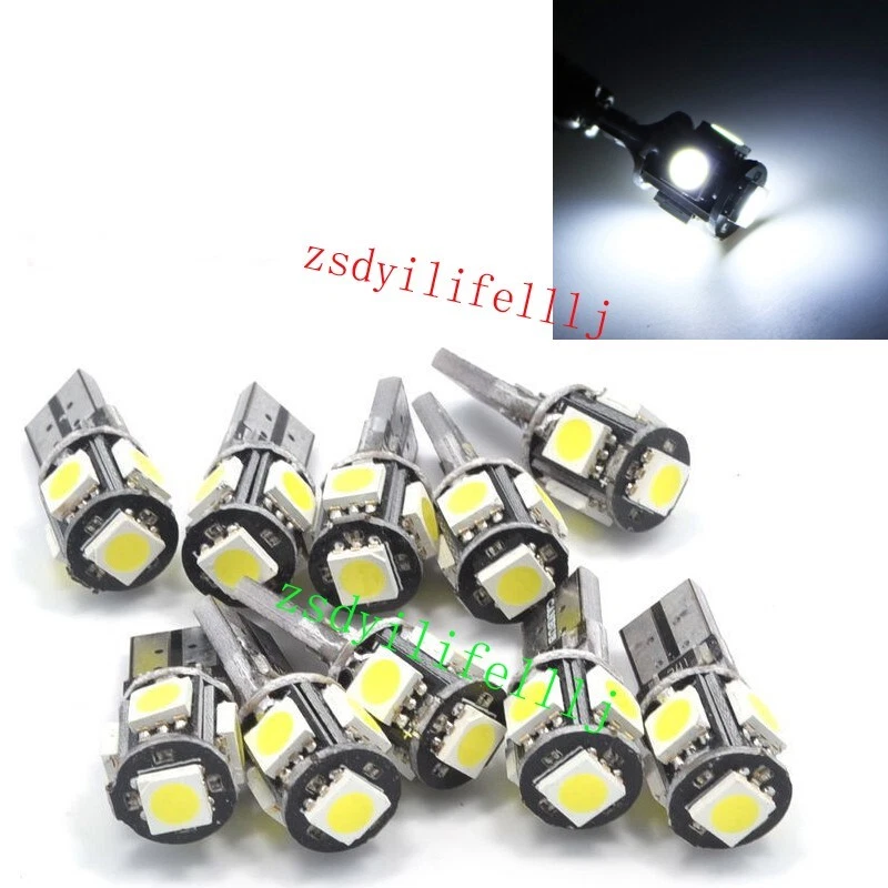 10x Para Cadillac SRX 2010-2016 Matrícula Trasera Bombilla LED Blanca Lámpara a Foto 1 de 1