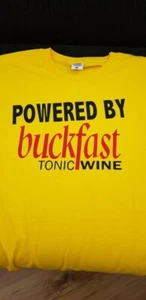 Divertido buckfast {Powered} por tamaño de camiseta para pequeños a xxl - Imagen 1 de 3