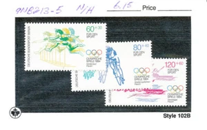 Germany Berlin - Sc 9NB213-5 MNH 1984 olympics sports - Picture 1 of 1
