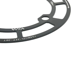 Protection de disque léger en alliage d'aluminium pour chaîne de vélo de mont