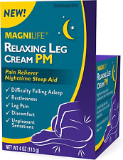 MagniLife Relaxing Leg Cream PM, Deep Penetrating Topical for Pain and... 