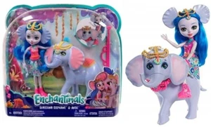 ENCHANTIMALS Ekaterina con un elefante Mattel FKY73 - Imagen 1 de 3