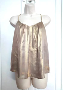 Morgan Women's Elegant Top/Vest, Gold, Size 38/UK 10 Pre-owned - Picture 1 of 10