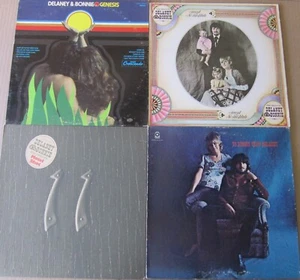 DELANEY & BONNIE LP LOT Accept No Substitute GENESIS To From MOTEL SHOT Inserts - Picture 1 of 9