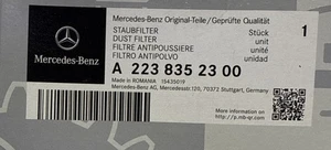 Mercedes-Benz A 2238352300 Dust Filter - Picture 1 of 2