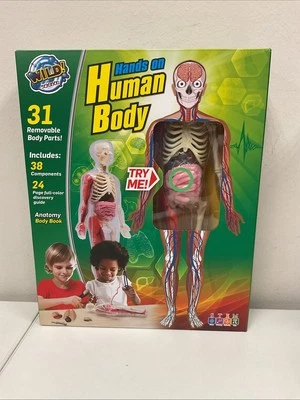 Wild! Science Hands On Human Body Anatomy Learning Activity Kit New & Sealed G35 - Image 1 of 4