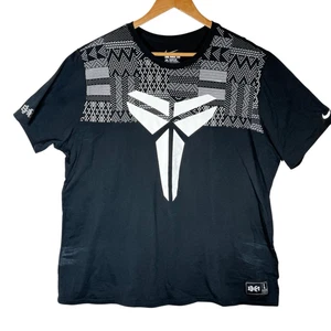 The Nike Tee Black Short Sleeve T-shirt Size 2XL Kobe Bryant Black History Month - Picture 1 of 9