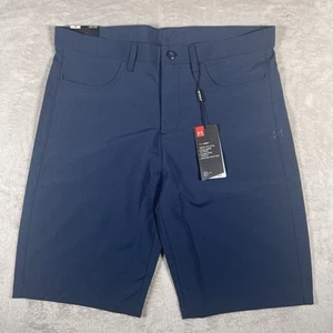 Pantaloncini da golf Under Armour da uomo Wicking Tech $60 - blu navy - taglia 32W - nuovi con etichette - Foto 1 di 8