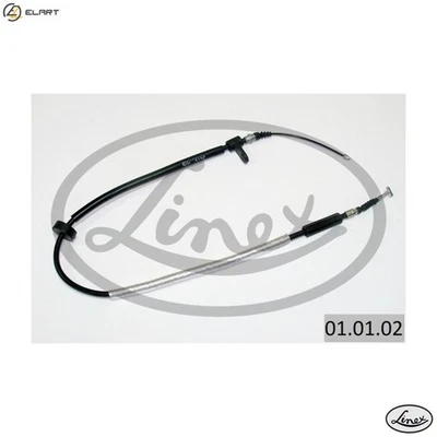 CABLE PULL PARKING BRAKE 01.01.02 FOR ALFA ROMEO AR32310/32301 932A2.000 2.0L - Image 1 of 4