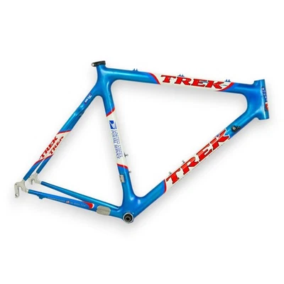 Juego de cuadro de carbono Trek USPS 5500 58 cm OCLV freno de llanta QR con pedalier Foto 1 de 4