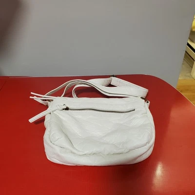 Bueno Bolso de Mano Blanco Correa Ajustable Bandolera Cartera Bolso de Hombro Bolsillos Foto 1 de 4