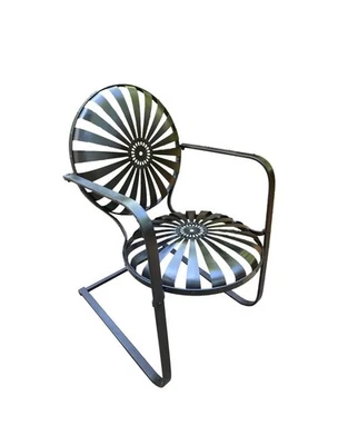 Francois Carre Petite Cantilever Iron Rocking Chair Foto 1 de 4