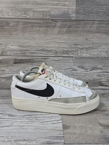 Nike Blazer Plataforma Baja Mujer Talla 9.5 Blanco Atlético Informal Zapatos Tenis - Imagen 1 de 13