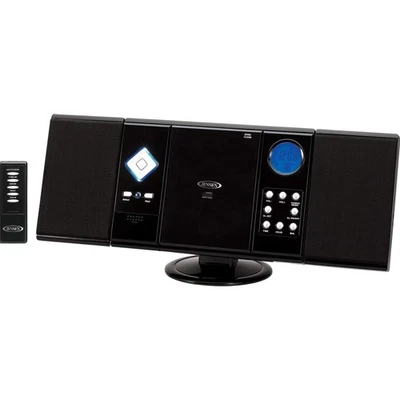 Wall Mountable Vertical Loading CD Player with Stereo Speakers and Bluetooth - Image 1 of 4