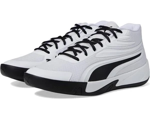 Auténticos zapatos con cordones de baloncesto Puma Court Pro para hombre ~ blancos/negros - Imagen 1 de 8