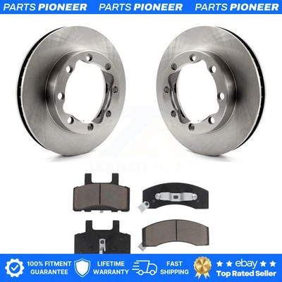 Kit de pastillas de cerámica de rotor de freno delantero para Chevrolet K2500 Dodge Ram 2500 K1500 Tahoe Foto 1 de 4