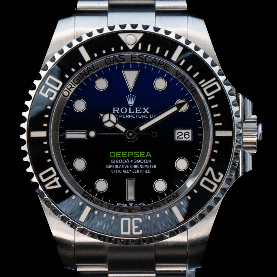 Rolex Sea-Dweller Deepsea 136660 2024 James Cameron azul 44 mm juego completo B&P Foto 1 de 4