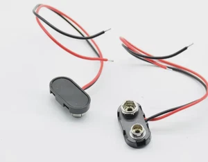 Batterieclips Verbinder PP3 6F22 2er Pack Clips - Bild 1 von 3