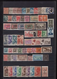 French Colonies Old Time Lot of 166 Stamps Mint or Used - Picture 1 of 3